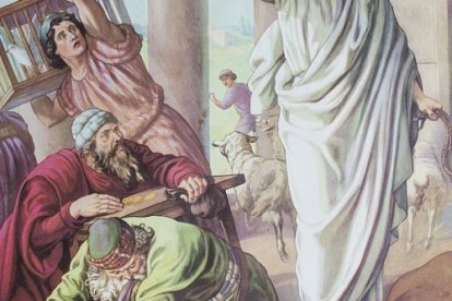 Jesus cleanses the temple